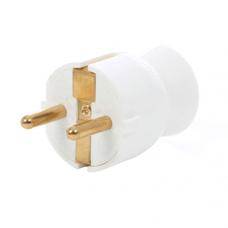 Stechere & Cuple - Stecher schuko cu iesire dreapta Alb LEGRAND 050315