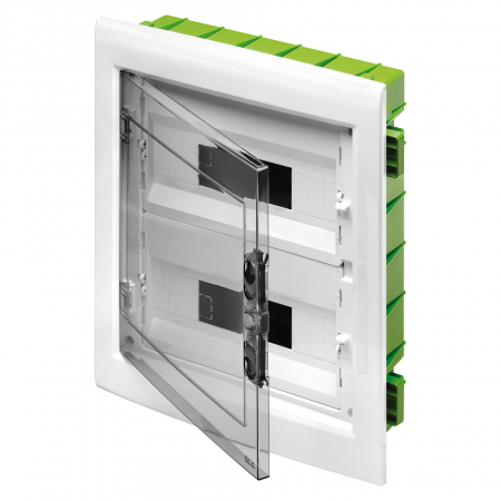 Tablou Plastic Rezidential - Tablou sigurante incastrat RIGIPS 24 module Gewiss cu bareta inclusa - GW40606PM