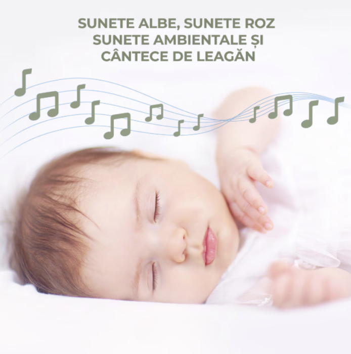 BabyMonitor Wireless cu Sunete Albe si Roz Pentru Supraveghere Audio-Video Bebelusi eGROW® Smart50+, Ecran LCD XXL 5" HD 720p, Rotire 355° Panoramic, Functie VOX, Mod Nocturn NightVision Automat [2]