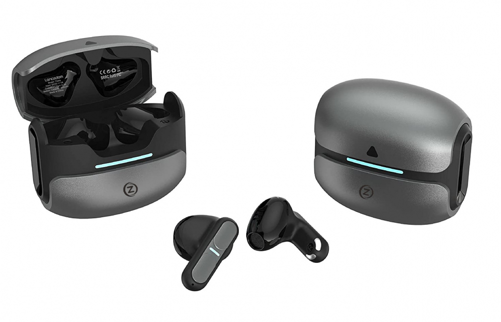 Casti Wireless Audio Zendo® THETA PRO, fara fir, Mod gaming cu efect dinamic, Bluetooth 5.3, Microfon, Control prin atingere, Noise Cancelling, Carcasa magnetica, Rezistente la apa, Latenta redusa, Un [8]