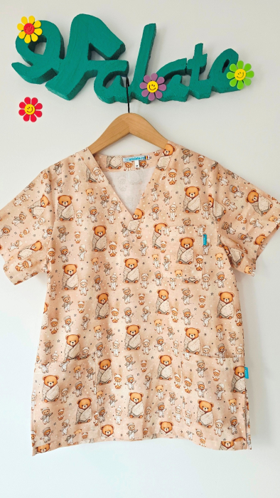 bluza-bumbac-bebe-urs-fond-cappuccino [5]