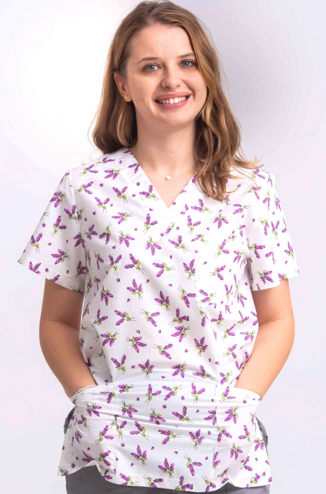 Bluza Bumbac Buchetele De Lavanda [2]