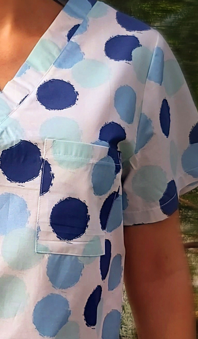 Bluza Bumbac Buline Sidefate Bleu [6]