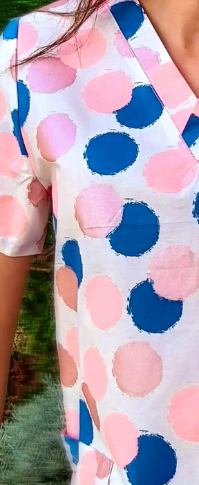 Bluza Bumbac Buline Sidefate Roz [3]
