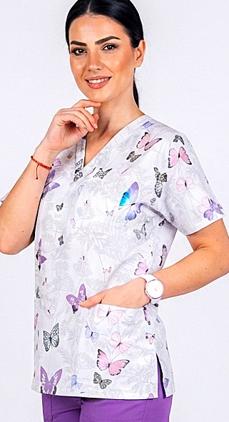 bluza-bumbac-gradina-cu-fluturasi-mov-si-roz [2]