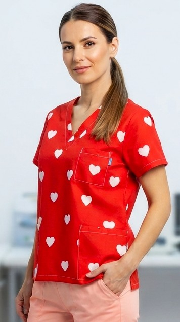 bluza-bumbac-inimioare-mari-albe-fond-rosu [2]
