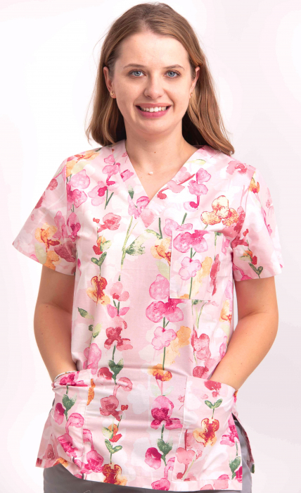 Bluza Bumbac Orhidee Roz [2]