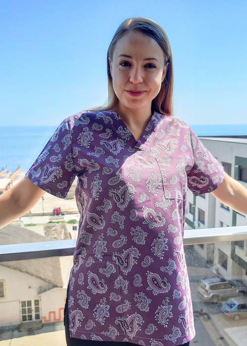 Bluza Bumbac Orient Bordo [3]