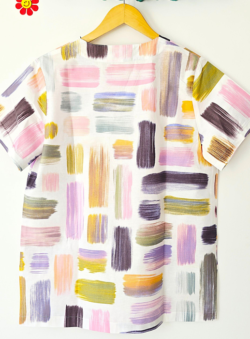 bluza-bumbac-picasso-roz-si-mov [2]