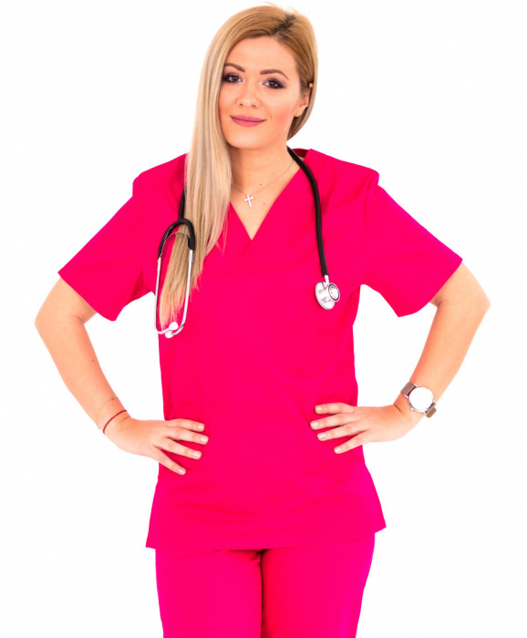 Bluza tercot Unisex ciclam [4]