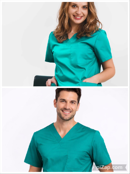 Bluza tercot Unisex verde smarald [3]