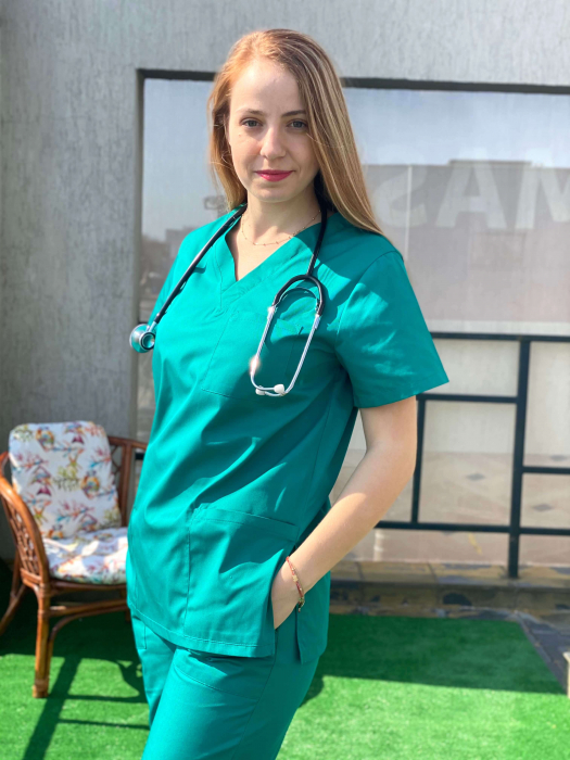 Bluza tercot Unisex verde smarald [5]