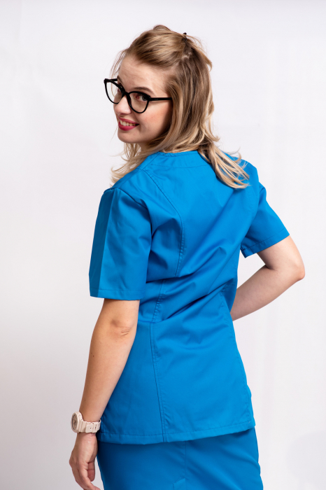 HALAT CASUAL BLUE CU FERMOAR [4]