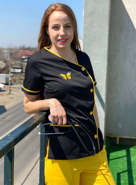 Halat P2 negru si galben [4]