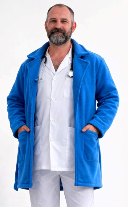 Halat polar albastru royal - scurt [2]