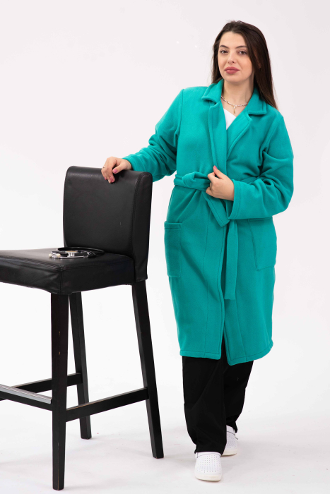 Halat polar verde smarald - lung [2]