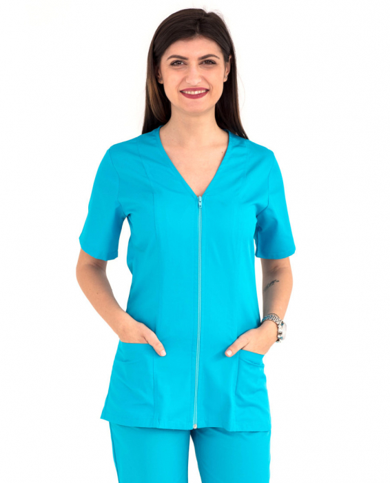Halat turquoise cu fermoar [6]