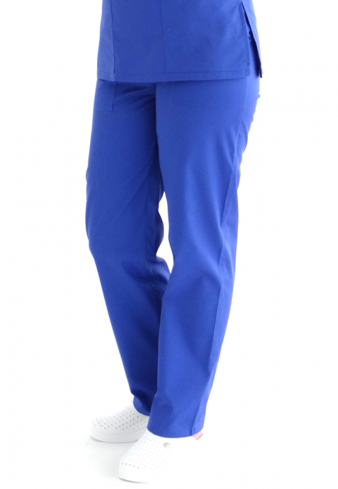 Pantalon tercot albastru jeans [2]