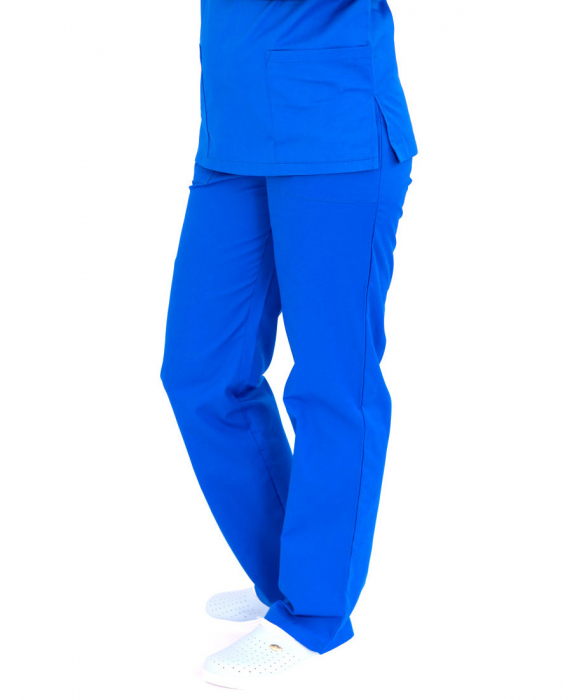 Pantalon tercot albastru royal [3]