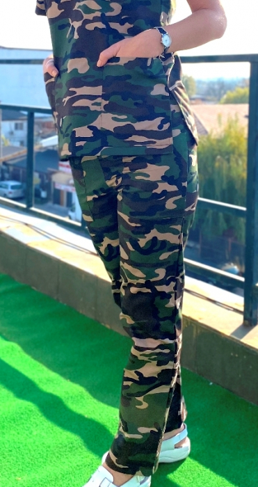 Pantalon tercot Army verde [1]
