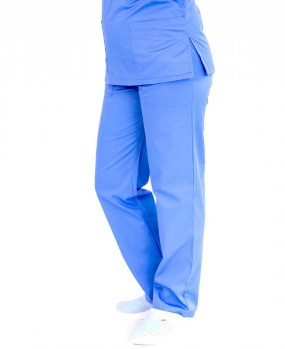 Pantalon tercot bleu-ciel [3]