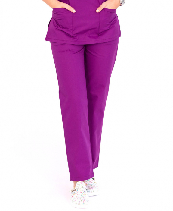 Pantalon tercot violet [1]