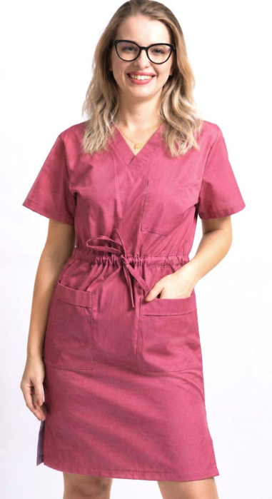 SARAFAN MIRA WINE RED MELANGE [2]