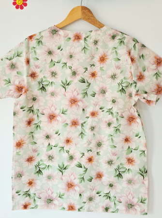 bluza-bumbac-anemone-japoneze-fond-verde [3]