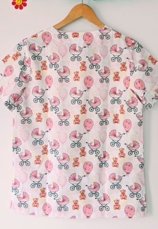 bluza-bumbac-bebe-teddy-si-baloane-roz [3]