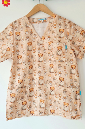 bluza-bumbac-bebe-urs-fond-cappuccino [3]