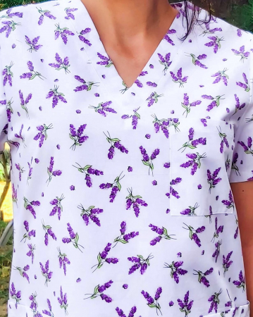 Bluza Bumbac Buchetele De Lavanda [0]