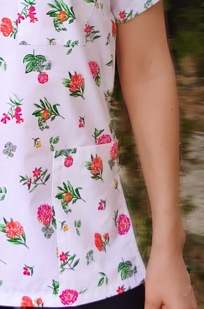Bluza Bumbac Bujori Ciclam [4]