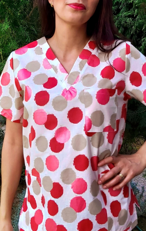 Bluza Bumbac Buline Sidefate Ciclam [1]