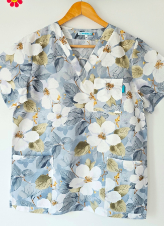 bluza-bumbac-flori-de-mar-fond-gri-albastrui [0]