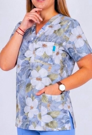 bluza-bumbac-flori-de-mar-fond-gri-albastrui [0]
