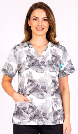 bluza-bumbac-flori-mari-gri-fond-alb [3]