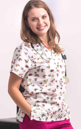 Bluza Bumbac Fluturasi Verzi 3D [1]