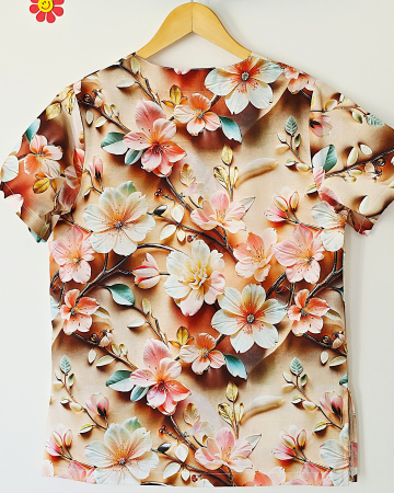 Bluze unisex cu imprimeuri - bluza-bumbac-magnolie-de-madagascar-3d