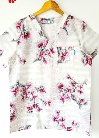 Bluze Medicale - bluza-bumbac-narcise-roz