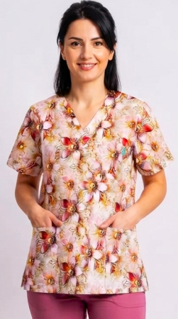 Bluze unisex cu imprimeuri - bluza-bumbac-orhidee-regala-3d