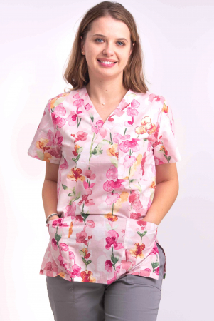 Bluza Bumbac Orhidee Roz [2]