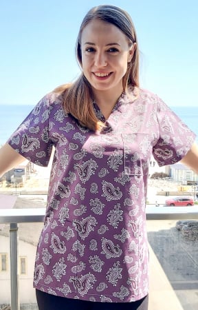 Bluza Bumbac Orient Bordo [1]