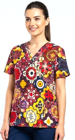 Bluze unisex cu imprimeuri - bluza-bumbac-orientica-rosu-3d