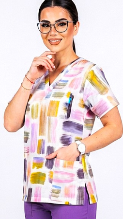 bluza-bumbac-picasso-roz-si-mov [2]