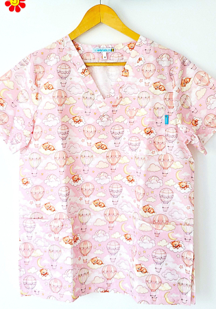 bluza-bumbac-ursuletul-calator-fond-roz [1]