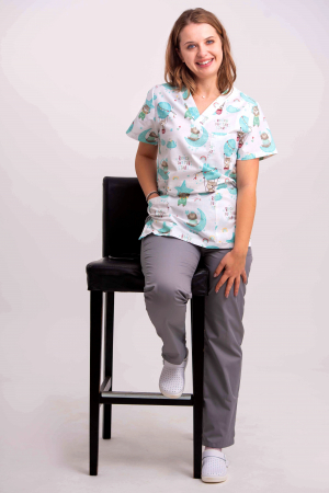 Bluza Bumbac Ursuletul Calator Mojito [2]