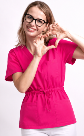 Halate medicale - BLUZA MARIA CICLAM