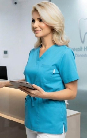 Bluze Maria - BLUZA MARIA TURQUOISE