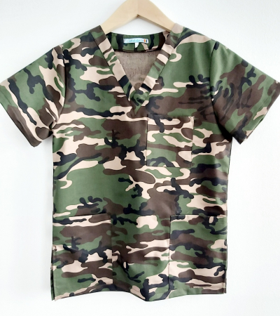 Bluza tercot Unisex Army verde [3]