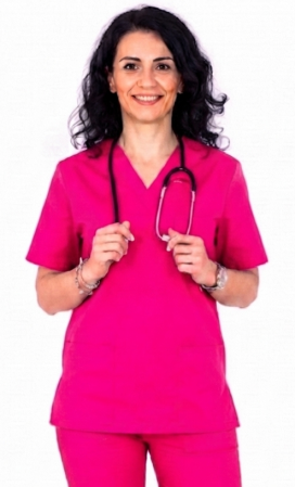 Costume Medicale - Bluza tercot Unisex ciclam